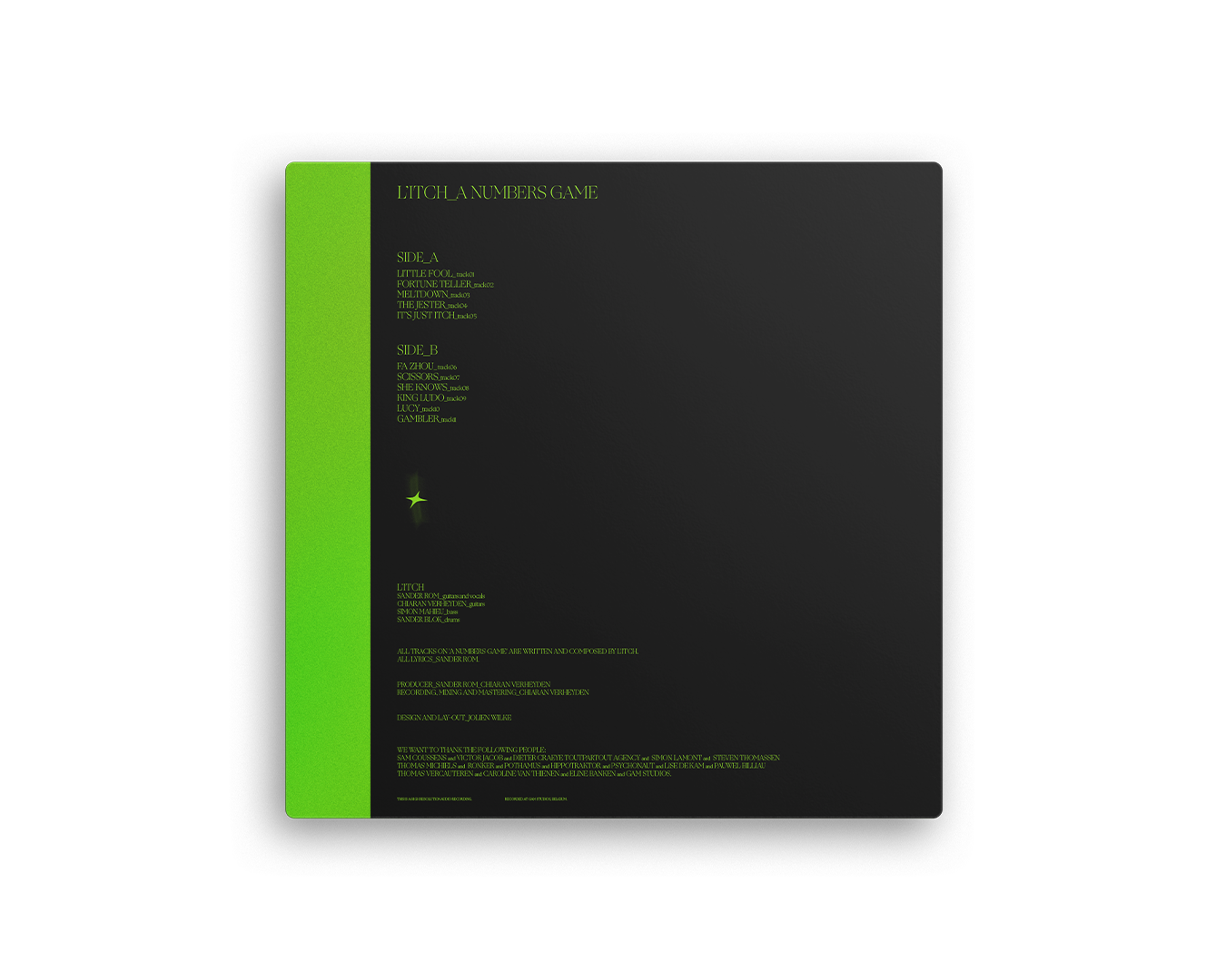 A Numbers Game - Toxic Vinyl OUT NOW